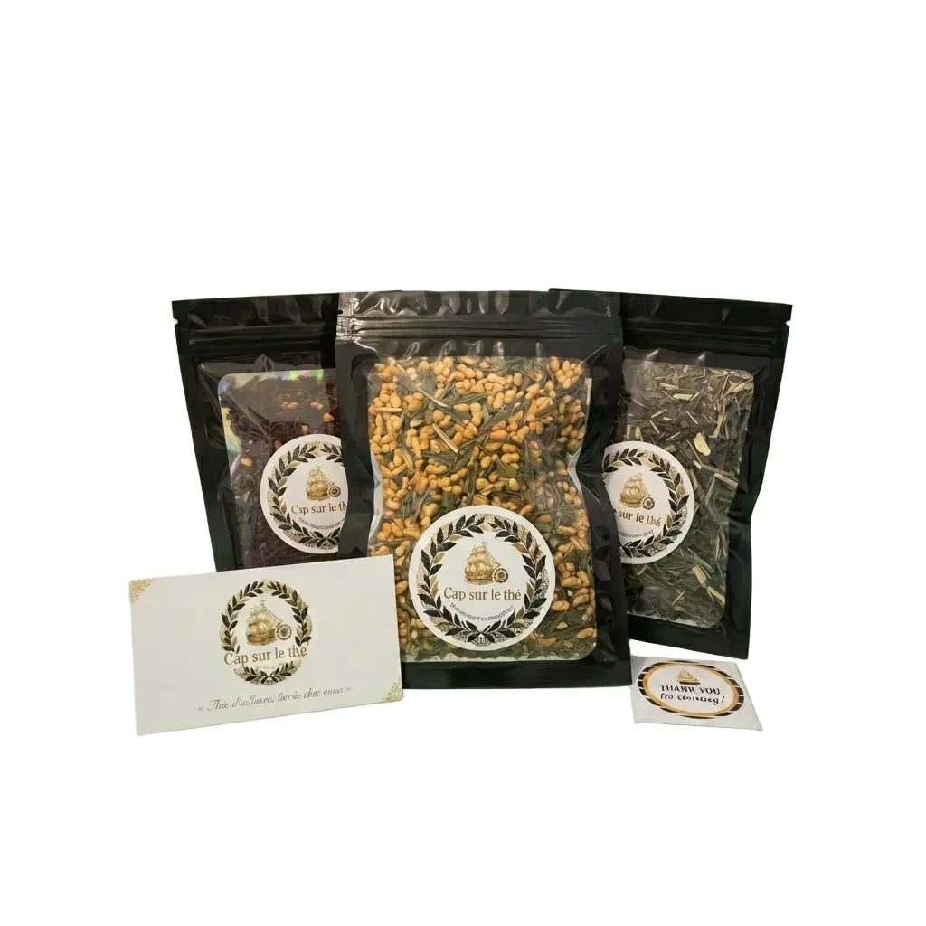 Collection de pack découverte proposé par Cap sur le Thé