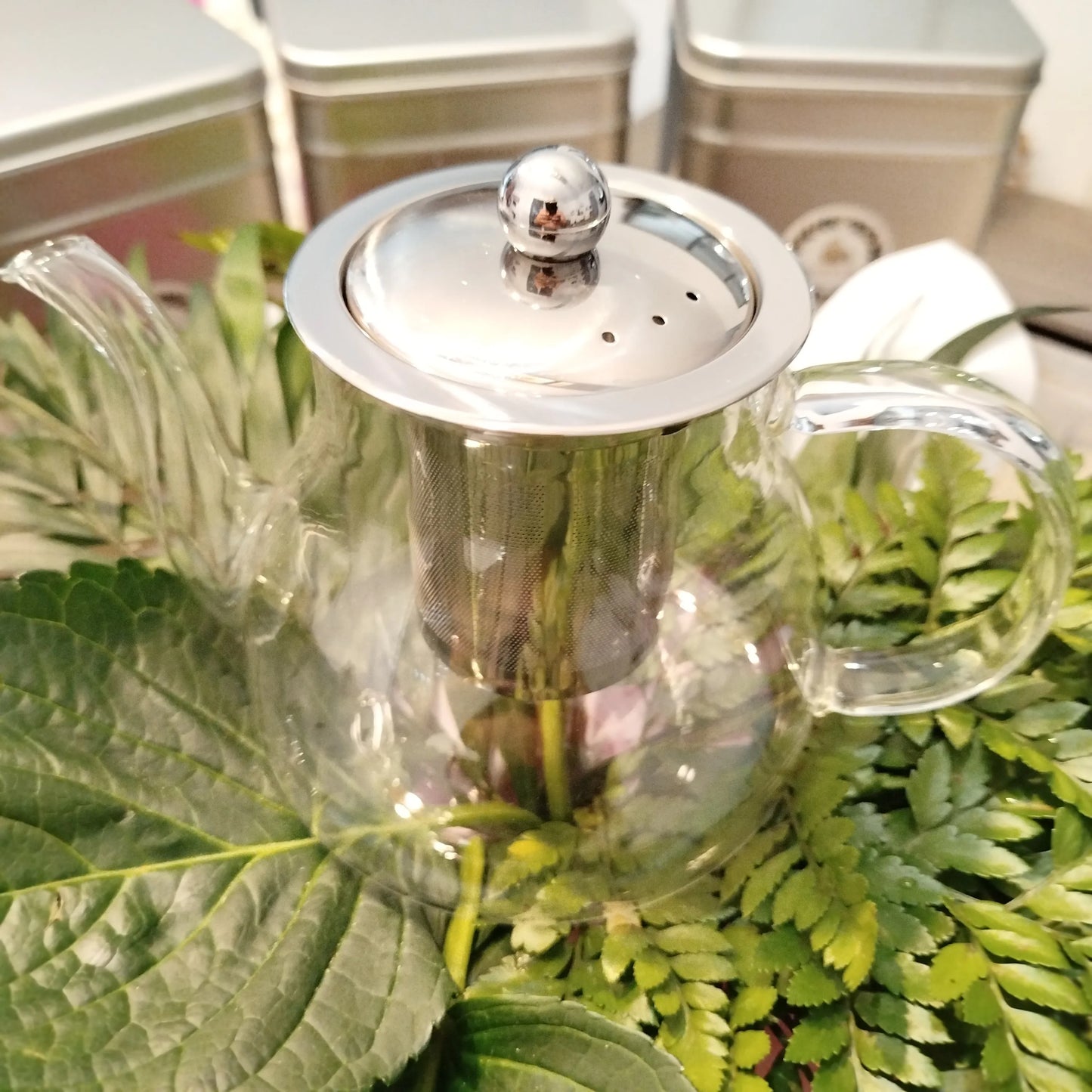 Théière Le Prisme en verre borosilicaté – 800 ml