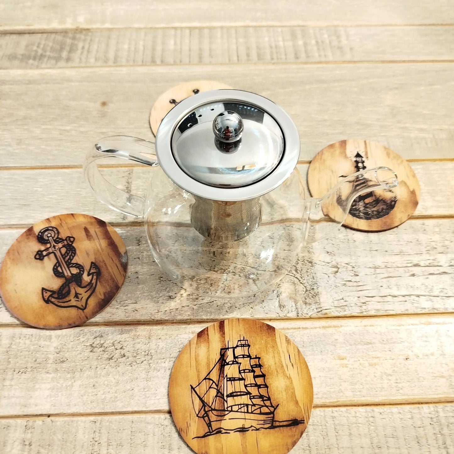 Théière Le Prisme en verre borosilicaté – 800 ml