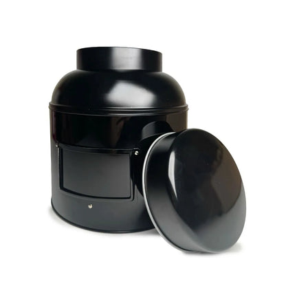 Boîte Victorienne Noire – Grande boîte à thé 1,5 kg I Professionnels