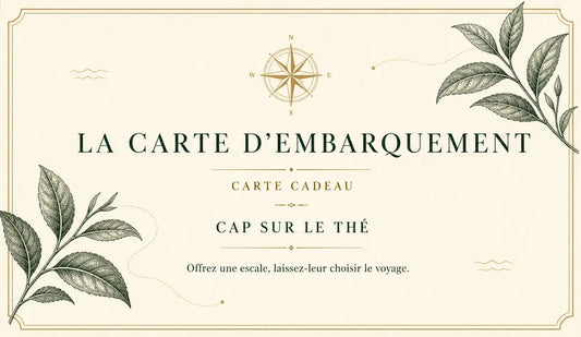 La Carte d’Embarquement – Carte cadeau Cap sur le Thé