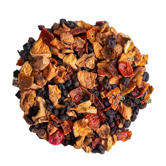 Infusion Écumes des Bois en vrac, mélange de fruits rouges et de raisins