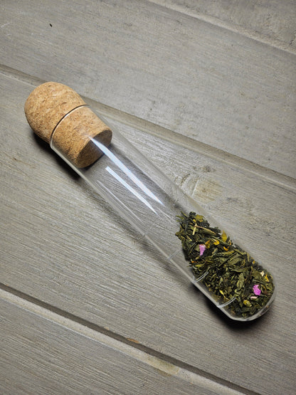 Infuseur à Thé "Tube à Essai" en Verre et Liège Cap sur le thé