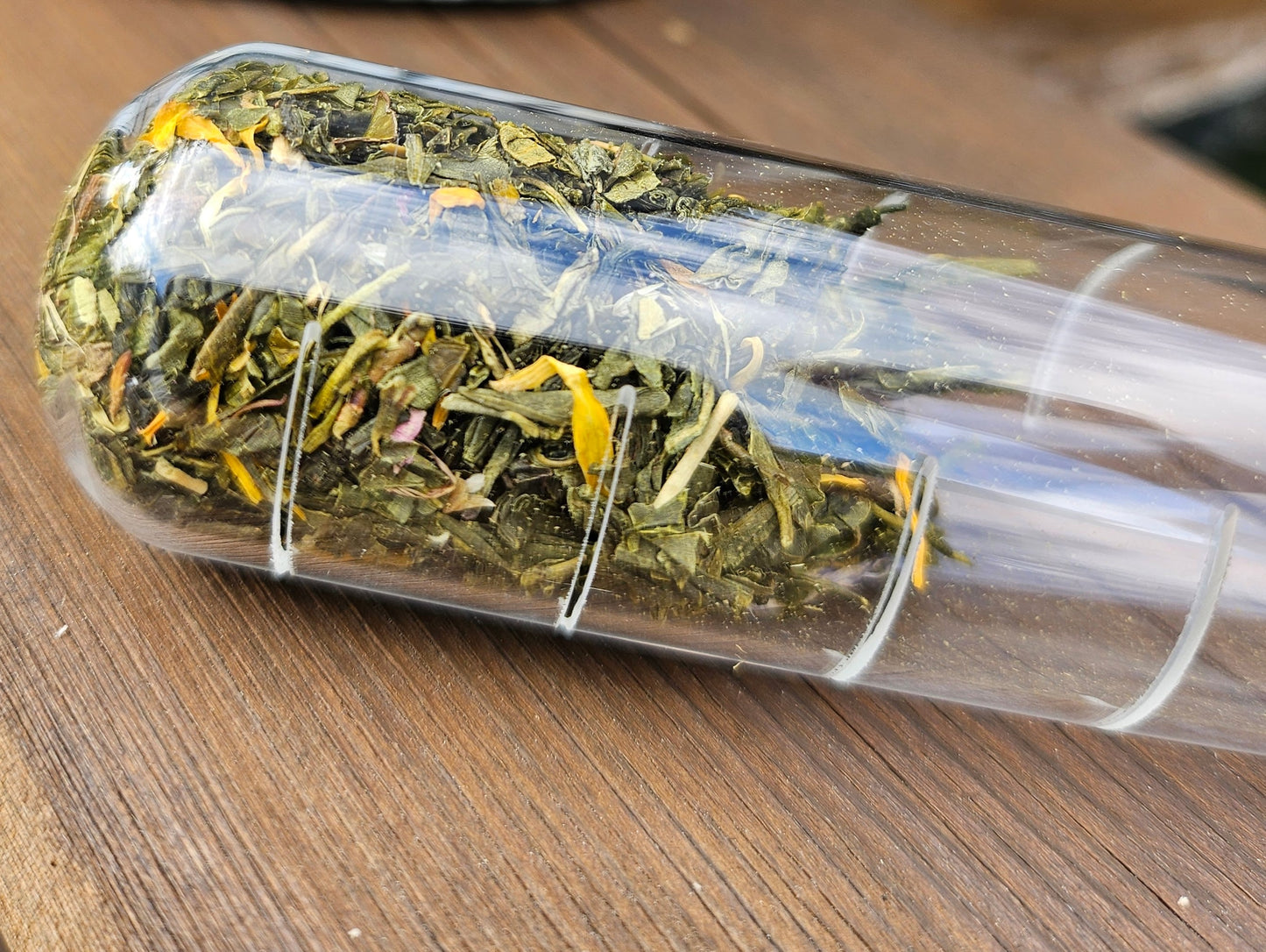 Infuseur à Thé "Tube à Essai" en Verre et Liège Cap sur le thé