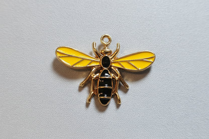 Infuseur à Thé en Acier Inoxydable avec Pendentif Abeille Dorée