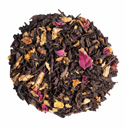 Thé Pu-erh Les Larmes de l’Océan en vrac, mélange de feuilles de thé et d’épices